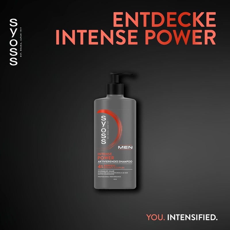 Syoss Men Power Shampoo for Strong Hair & Revitalized Hair 440ml - Image 4